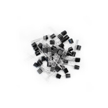 Innfeeltech 50 Pcs BJT Power Transistors Values 2N3906 PNP Power General Purpose Transistors