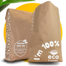Simplelifeco UK Extra Large Eco Friendly Paper Mailing Bags | 100% Biodegradable & Recyclable Postage & Packaging for Small Business Owners (Pack of