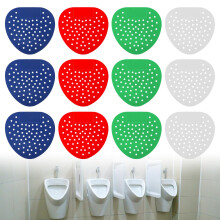 12 Pcs Urinal Screen Scented Urinal Screen Deodorizer Mats Anti-Splash Urinal Pads Urinal Mats Urinal Screen Splash Mats Urinal Sieves Urinal Splash