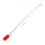 100pcsPull-Tite Steel Wire Cable Seals Numbered Tamper Proof Security Tags Self-Locking Security Labels, Red 2