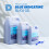 1 Quart Blue Replacement Desiccant Indicating Silica Gel Beads - 2 LBS Reusable by DRY&DRY 2