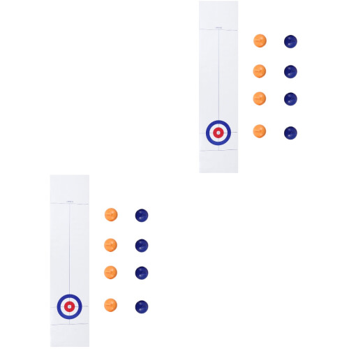 2Pièces Jeu De Curling Jeu De Table Jouet Pour Enfants 2