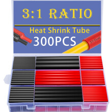 Crossarctic 300PCS 3:1 Ratio Heat Shrink Tubing