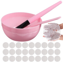 2Ensembles Kit Beauté Rose Outil Bol Brosse Pour DIY
