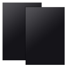 OLYCRAFT 2 Sheets Black ABS Plastic Sheet 30x20cm ABS Plastic Plates 2mm Thick Hard Board for Architectural Models Sand Table Building Model Material
