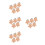 20Pcs Beige Beech Wood Pacifier Holders Metal Secure Baby Use 10