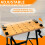 ZENO Workbench Tool Stand | Foldable Work Bench with Heavy Duty Steel Frame | Adjustable & Portable Work Table | 100KG 4