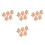20Pcs Beige Beech Wood Pacifier Holders Metal Secure Baby Use 8