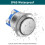 HOTUT 4 Pieces 16 mm Momentary Push Button Switch, Waterproof Push Button Switch, Push Button Switch, Round Push Button Switch, Momentary Mini Push B 5