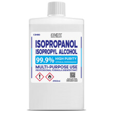 Isopropyl Alcohol 99.9% IPA Isopropanol - Pure Grade - 250ml Rubbing Alcohol for Cleaning and Disinfecting Solvent for Electronics, Glass, Appliances