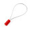 100pcsPull-Tite Steel Wire Cable Seals Numbered Tamper Proof Security Tags Self-Locking Security Labels, Red 4