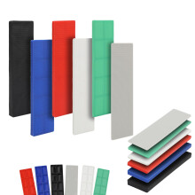96 Pcs Plastic Packers 28mm x 100mm Packers and Shims Thickness Mixed 1-6mm Spacer Plastic Spacers for Home Improvement DIY Window and Door Frame Ins