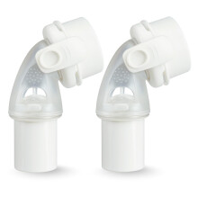 AirFit F20/F30 Replacement Swivel Elbow Connector – Quick Release, Durable, Noise-Reducing, 360 Rotatable Design (Pack of 2)