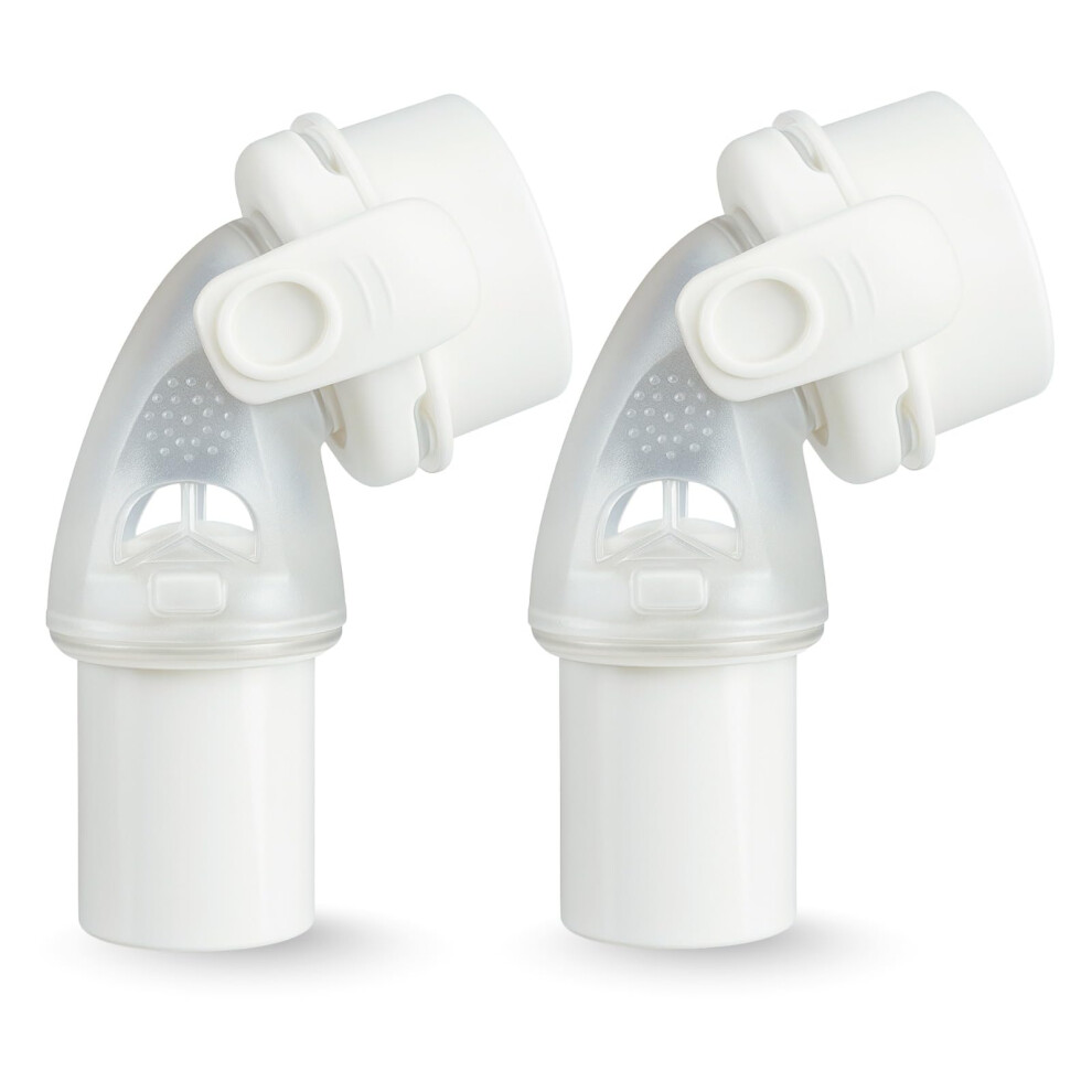 Respure Airfit F20/F30 Replacement Swivel Elbow Connector Â Quick Release, Durable, Noise-Reducing, 360 Rotatable Design (Pack Of 2)