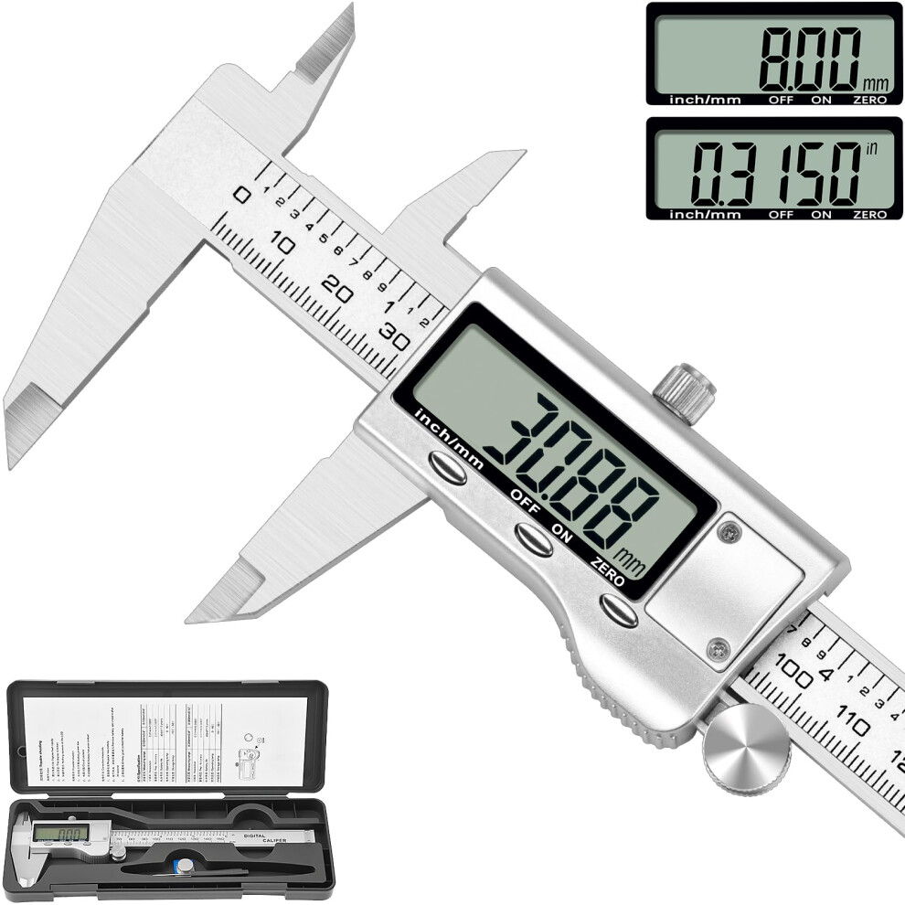 Digital Vernier Calipers 150Mm With Lcd Screen Calipers Measuring Tool Mm/Inch Conversion Digital Caliper For Industrial Household 83445842