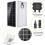 BOKENTIO 200 W (2 x 100 W) Solar Panel 12 V Monocrystalline Solar Panel Kit 2 x 100 Watt Solar Module + 20 A Charge Controller for Off-Grid 12 Volt E 5