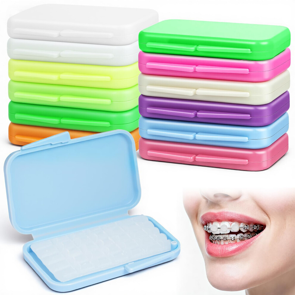 Auyao Orthodontic Wax For Braces Food Grade Ortho Brace Wax Hygienic Packaging Precut Dental Wax For Braces For Home Travel Office Brace Wearers Gum
