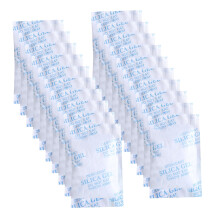 Silica Gel Sachets 20 Packets 20 Gram Desiccant Bags Moisture Absorbers Dehumidifier for Home Cars Books Clothes Storage