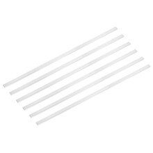 sourcing map 6 Pcs Square Aluminum Flat Bar, 3/16" (5mm) Thick x 3/8" (10mm) Width x 16" (406.4mm) Long 6061 Aluminum Flat Plate Solid New Mill Stock