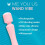 Me You Us Wand Rechargeable Vibrator Pink 4