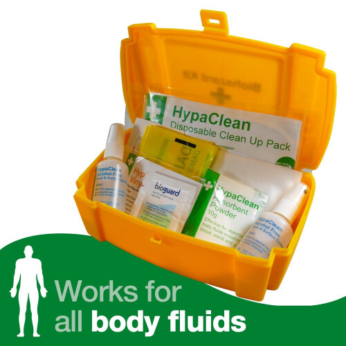 Safety First Aid Group HypaClean Body Fluid Disposal Kit (2 Applications) 2
