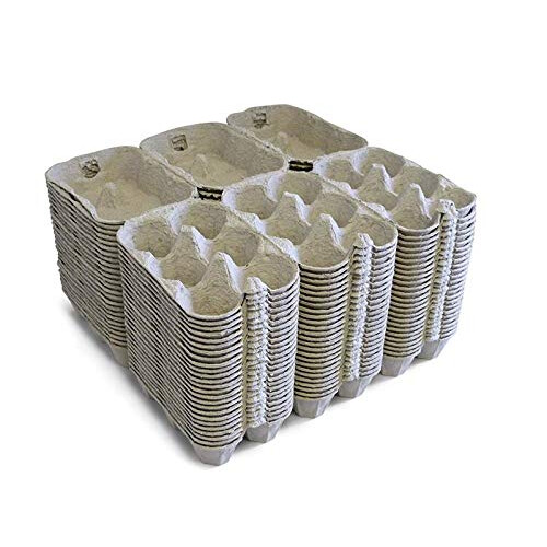 HAPPY CHICKENS- 300 X HALF DOZEN EGG BOXES/CARTONS SUITABLE FOR MEDIUM TO LARGE CHICKEN EGGS 2