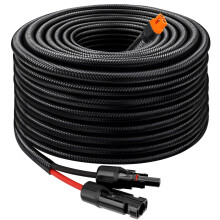10AWG 30FT Solar Panel Extension Cable to XT60i Adapter, Low‑Loss Power Transfer, Flame‑Retardant, Durable Outdoor Use