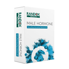 Male Hormone Test | Randox Health | Testosterone Test | Hormone Testing Kit for Men | Testosterone, SHBG, Oestradiol, Prolactin | Personalised Report
