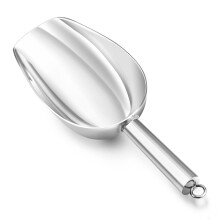 Ice Scoop, Onader 8oz Metal Scoop for Food Sweet Candy Flour, Stainless Steel Ice Shovel Used in Bar Kitchen Garden Buffet Party, Heavy Duty & Multi-