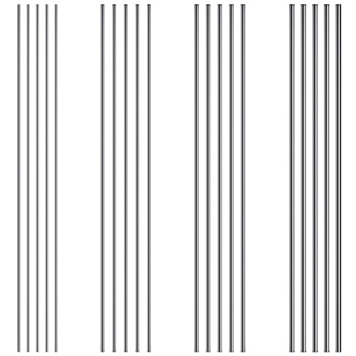 10 PCS 30CM Stainless Steel Solid Round Rods (diameter: 1.5mm)