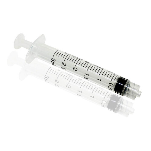 Sterile Rays 3ml Syringes Luer Lock Box (100) 1