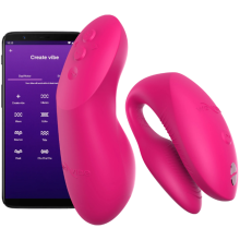 We-Vibe Chorus Pro Remote & App-Controlled Couples Vibrator Electric Pink