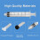 1PCS 100ML Reusable Plastic Syringe with Measurement Hydroponics Plastic Nutrient Measuring Nutrient Syringe Tools Sampler 3