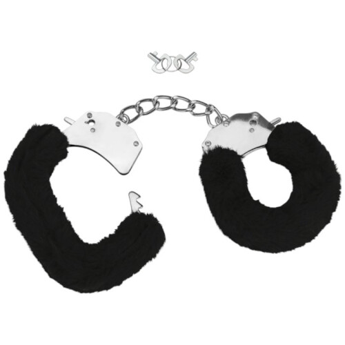 Me You Us Furry Handcuffs Black 1