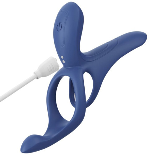 Honey Play Box Pleasure Pivot App-Controlled Couples Vibrator Blue 2