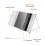 DOKIO Foldable Portable Solar Panel 200W 12V Monocrystalline Solar Suitcase with 20A Controller 5