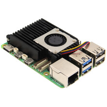 Geekworm H505 Raspberry Pi 5 Active Cooler with PWM Fan - Aluminum Heatsink for Pi 5 4GB/8GB/16GB