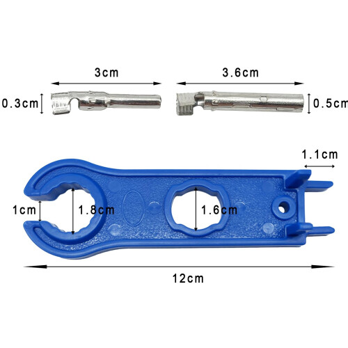 Solar Panel Connector, 5 Pairs of Solar Plugs/Female Connector for Solar Panel Systems Solar Panel Adaptor 1