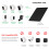Solar Panel Ring Camera, 5W Camera, Solar Panel, Charger for Ring Stick Up Cam/Pro Battery, Spotlight Cam/Plus/Pro Battery, Solar Panel for Ring Came 2