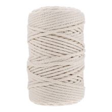 2 Rolls Cord For Hanging Ornaments Cotton Macrame White Rope Crafts