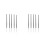 30Pièces Outils Nail Art Silicone Noir Polyvalent 9