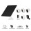 Solar Panel Ring Camera, 5W Camera, Solar Panel, Charger for Ring Stick Up Cam/Pro Battery, Spotlight Cam/Plus/Pro Battery, Solar Panel for Ring Came 5