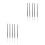 30Pièces Outils Nail Art Silicone Noir Polyvalent 4