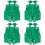 4Ensembles Vestes Verts En Pour Costume St. Patrick 7