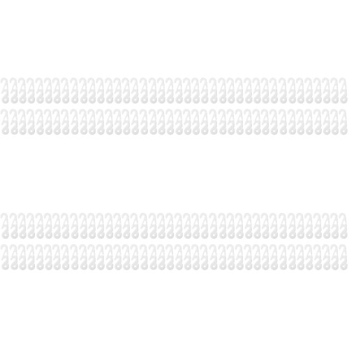 300Pcs White Mask Band Buckles Durable Mask Extension Hooks 1