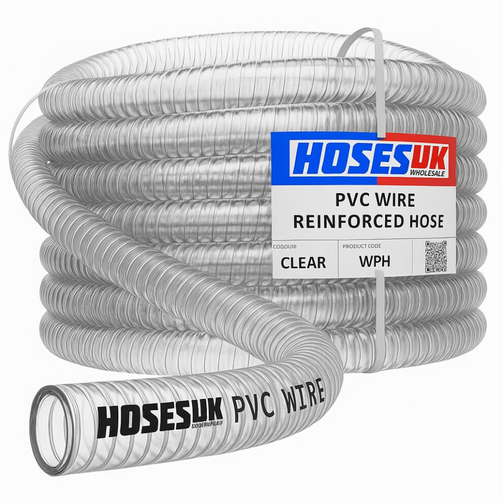 Photos - Other Bathroom Accessories 51mm ID x OD 65mm Clear Flexible Wire Reinforced PVC Tubing Water Air Pipe Hose 40 Metre (131.2 Ft)