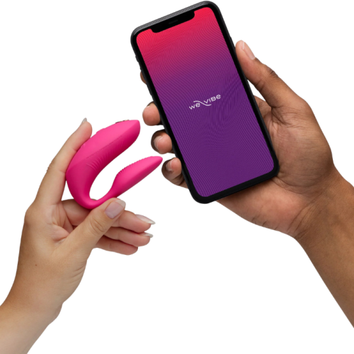 We-Vibe Chorus Pro Remote & App-Controlled Couples Vibrator Electric Pink 1