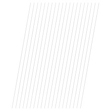 M METERXITY 20-Pack 304 Stainless Steel Solid Round Rod, 1x400mm Metal Solid Shaft Rods for DIY Craft/Model Car/Helicopter Airplane/Metal Working, La