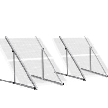 ECO-WORTHY 2-Sets 45" inch Adjustable Solar Panel Mount Brackets Kit, Upgrade Foldable Tilt Legs, Pre-Mounted, 0-90 Angle Adjustment Scale Markings,
