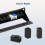 FGB 10Gbps Patch Panel 24 Port, Cat6 Keystone Patch Panel, 19" Rackmount or Wall Mount Patch Panel 1U with Back Bar, Network Patch Panel for Gigabit 5